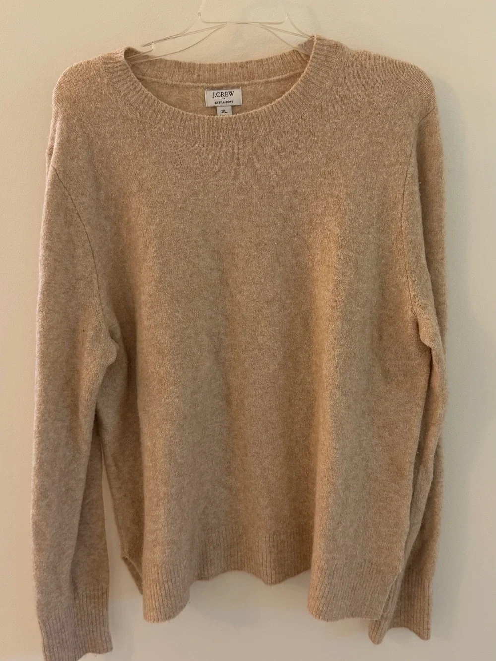J. Crew Neutral Tan Crewneck Sweater